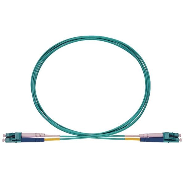 RUTENBECK - Q8LC-D/LC-D Patchkabel OM3 aqua 2m