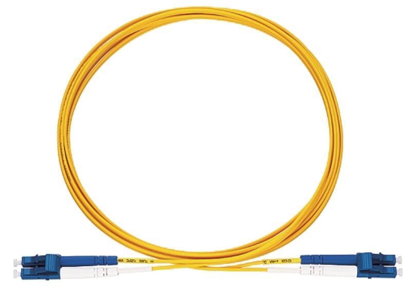 RUTENBECK - Q8LC-D/LC-D Patchkabel OS2 APC gelb 5m