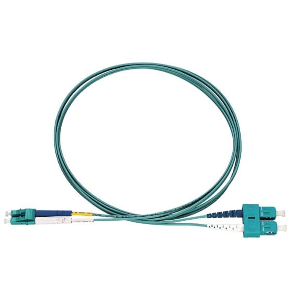 RUTENBECK - Q8LC-D/SC-D Patchkabel OM3 aqua 5m