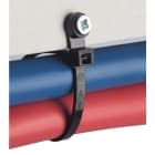 SAPI SELCO - Kabelbinder m. Befestigungsöse 200x4,5mm schwarz,Bohrung 5mm,VE=100Stk