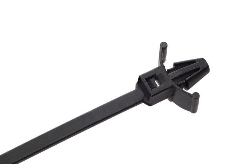 SAPI SELCO - Ankerkabelbinder Bohrd.m. 6 mm 140x3,5mm schwarz,VE=100Stk.