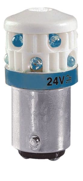SIRENA - LED-Leuchtmittel, 12V AC/DC, blau Sockel BA15d, Ausf. LD 103