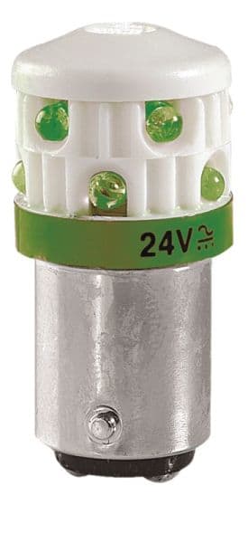 SIRENA - LED Leuchtmittel LD103 EXL BA 15D 230V grün