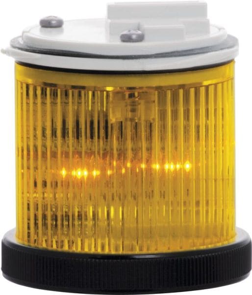 SIRENA - Mini TWS LED blink/dauer gelb, 24V, ACDC, IP65, schwarz