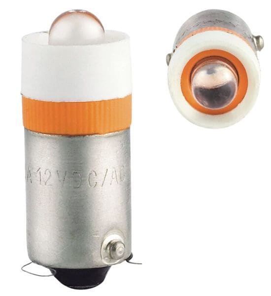 SIRENA - LED S 240V AC/DC, 5 mA, BA9s, orange widerstandsfest gegen Vibrationen