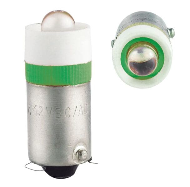 SIRENA - LED S 12 V AC/DC, 16 mA, BA9s, grün widerstandsfest gegen Vibrationen