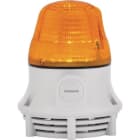 SIRENA - MICRO A LED-SMD blink/dauer + akustik, orange, 12/24V, ACDC, IP30