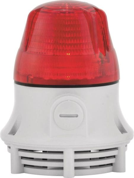 SIRENA - MICRO A LED-SMD blink/dauer + akustik, rot, 90-240V, AC, IP30