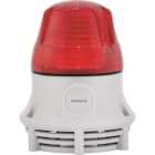 SIRENA - MICRO A LED-SMD blink/dauer + akustik, rot, 90-240V, AC, IP30