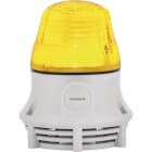 SIRENA - MICRO A LED-SMD blink/dauer + akustik, gelb, 12/24V, ACDC, IP30