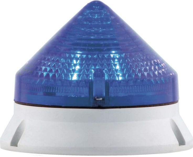 SIRENA - CTL 900 LED-SMD blink/dauer blau, 12/24V, ACDC, IP54