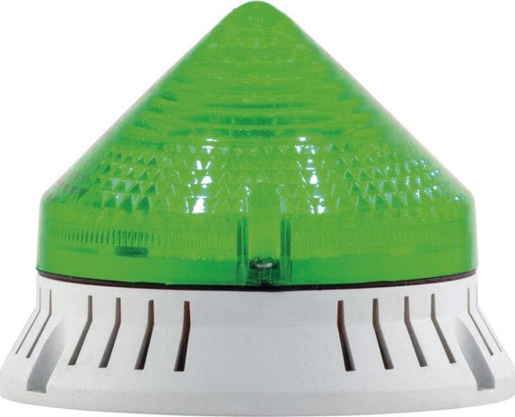 SIRENA - CTL A 900 LED-SMD blink/dauer + akustik, grün, 12/24V, ACDC, IP30