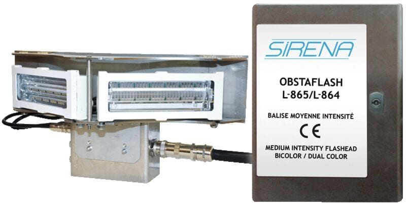 SIRENA - KIT OBSTAFLASH 3X120 L-864/C 48VDC R