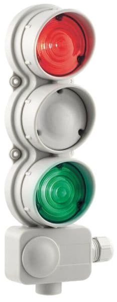 SIRENA - LED Industrie-Ampel SMFR 6.2LD8Q 12 V AC/DC, IP65