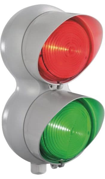 SIRENA - TLINE 2 XLF S Directional Ampel 12/24V ACDC grau rot/grün IP66