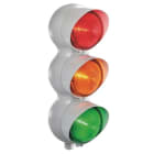 SIRENA - TLINE 3 XLF S Directional Ampel 120/240V AC grau rot/orange/grün IP66