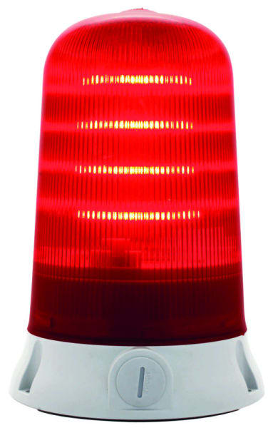 SIRENA - ROTALLARM LED Rundumlicht rot, 12/24V ACDC, IP65, grau
