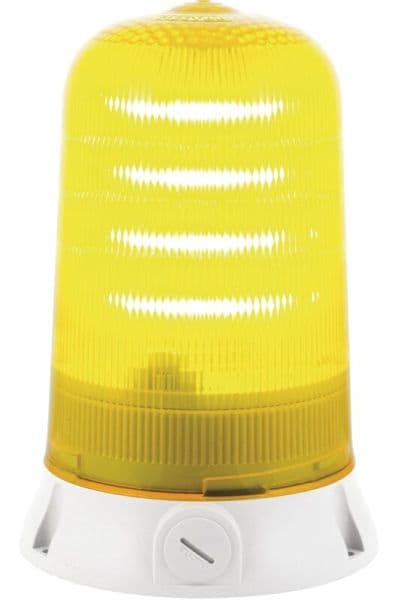 SIRENA - ROTALLARM LED Rundumlicht gelb, 12/24V ACDC, IP65, grau