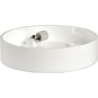 SIRENA - M-Line-Sockel flach weiß 12-24V, ACDC, IP65