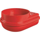 SIRENA - M-Line-Sockel Wand rot12W, 120-240V ACDC, IP66