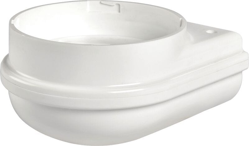 SIRENA - M-Line-Sockel Wand weiß 12-24V ACDC, IP65