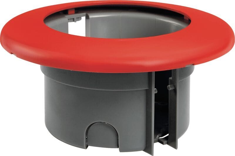 SIRENA - M-Line-Sockel Einbau rot 12-24V ACDC, IP65