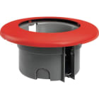 SIRENA - M-Line-Sockel Einbau rot 12-24V ACDC, IP65