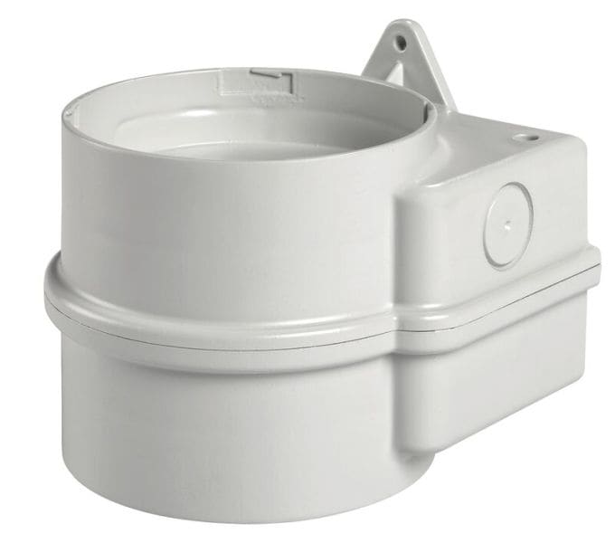 SIRENA - M-Line-Sockel Wanddoppelarm grau 12-24V ACDC, IP65