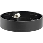 SIRENA - M-Line-Sockel flach schwarz 12-24V, ACDC, IP65
