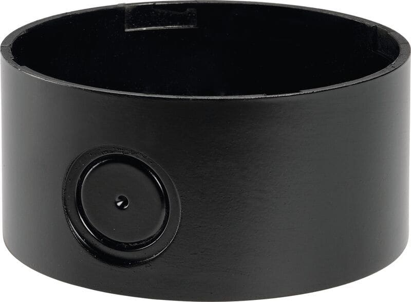 SIRENA - M-Line-Sockel hoch schwarz 12-24V, ACDC, IP65