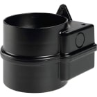 SIRENA - M-Line-Sockel Wanddoppelarm schwarz 90-240 ACDC, IP65