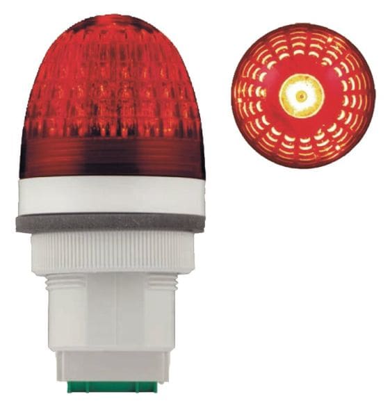 SIRENA - P40 S Leuchte blink/dauer rot, 48-240V, AC, IP66