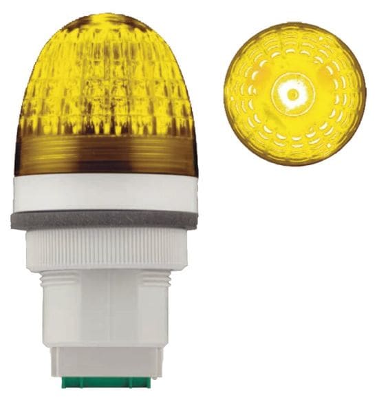 SIRENA - P40 S Leuchte blink/dauer gelb, 48-240V, AC, IP66