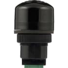 SIRENA - P40A PIEZO 12-24V AC/DC, IP65, schwarz
