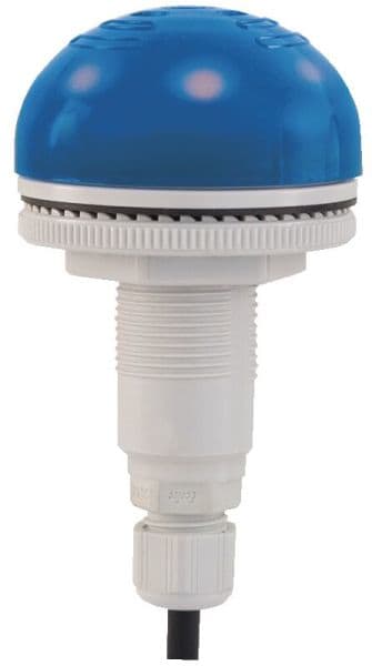 SIRENA - P50A LED Buzzer blink/dauer blau, 12-24V, ACDC, IP665