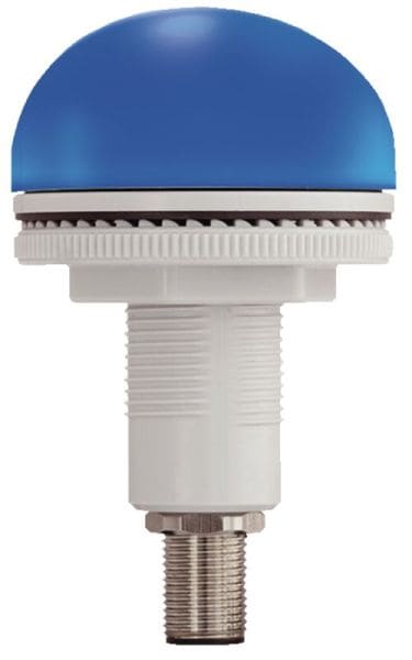 SIRENA - P50 S M12 Leuchte blink/dauer blau, 12-24V, ACDC, IP66