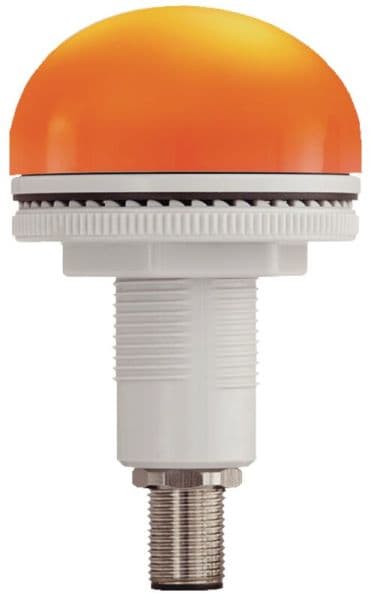 SIRENA - P50 S M12 Leuchte blink/dauer orange, 12-24V, ACDC, IP66