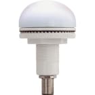 SIRENA - P50 S M12 Leuchte blink/dauer weiß, 12-24V, ACDC, IP66