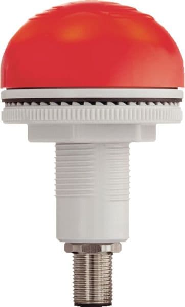 SIRENA - P50A LED M12 Buzzer blink/dauer rot, 12-24V, ACDC, IP65