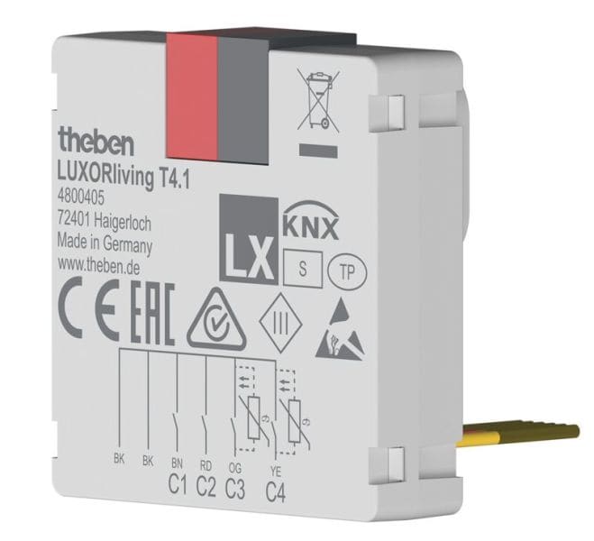 THEBEN - LUXORliving Tasterschnittstelle Binäreingang 4fach, Data Secure