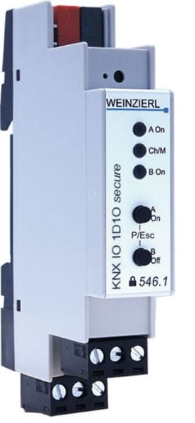 WEINZIERL - KNX Steuereinheit 1fach mit Schaltaktor 1fach REG