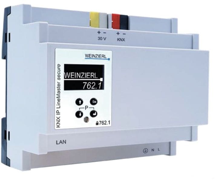 WEINZIERL - KNX Spannungsversorgung 640 mA mit KNX IP Router