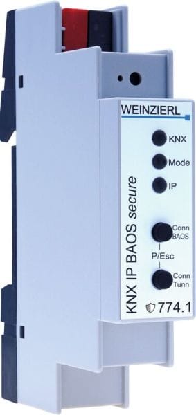 WEINZIERL - KNX IP Gateway BAOS 774.1 secure REG