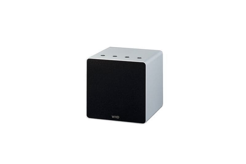 WHD - Qube XL 2-Wege WLAN Lautsprecher Aluminium weiß