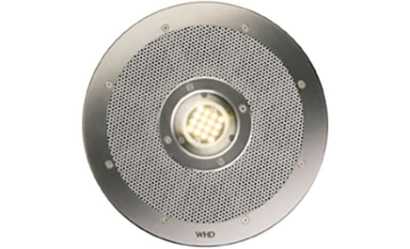 WHD - Bodeneinbaulautsprecher für den Außenbereich mit LED-Orientierungsl.