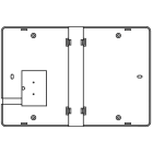 WHD - RW ZL 135 weiß,Rückwand für ZL 135,