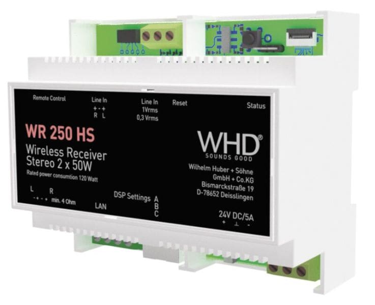 WHD - WR 250 HS BT/WLan-Audioempfänger 2x50W Verstärker DSP mit Line-In