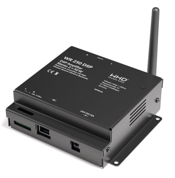 WHD - WR 250 DSP BT/WLan-Audioempfänger inkl. DSP mit LAN-Schnittstelle Line-IN