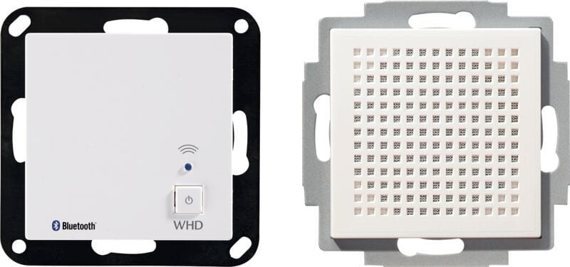 WHD - BTR 55 MK2 Bluetooth-Receiver Set mit Lautsprecher KEL 55-4 Music weiß