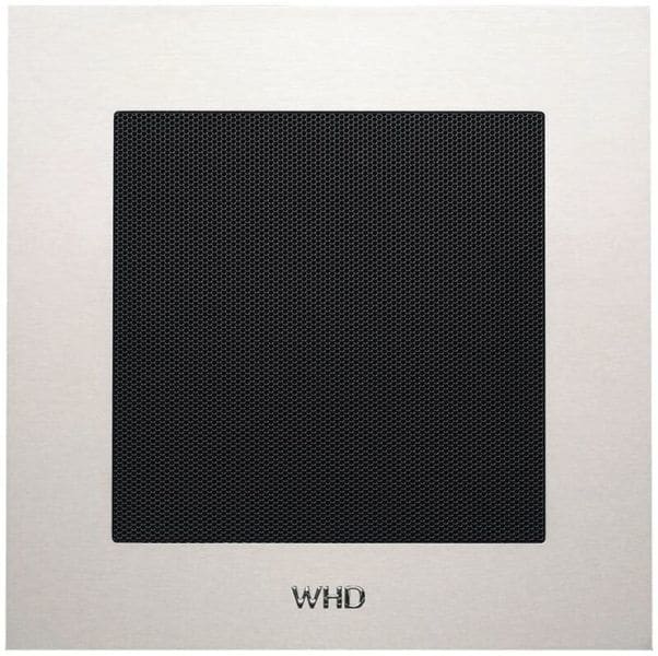 WHD - Blende EBM M240A, Edelstahlblende quadratisch, Gitter anthrazit